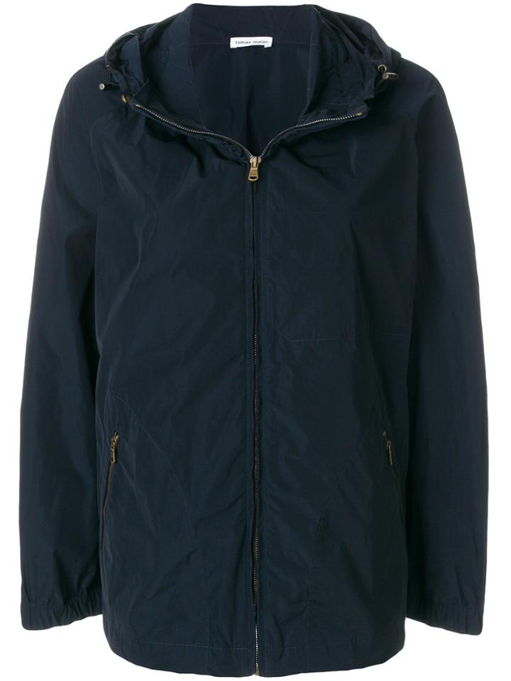 Tomas Maier Hooded Jacket - Blue