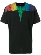 Marcelo Burlon County Of Milan Rainbow Wings T-shirt - Black