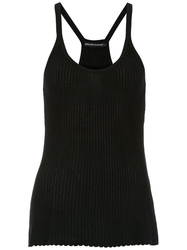 Reinaldo Lourenço Knitted Top - Black