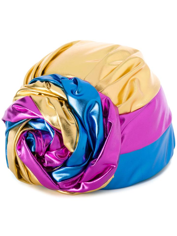 Gucci Paneled Metallic Hat - Multicolour