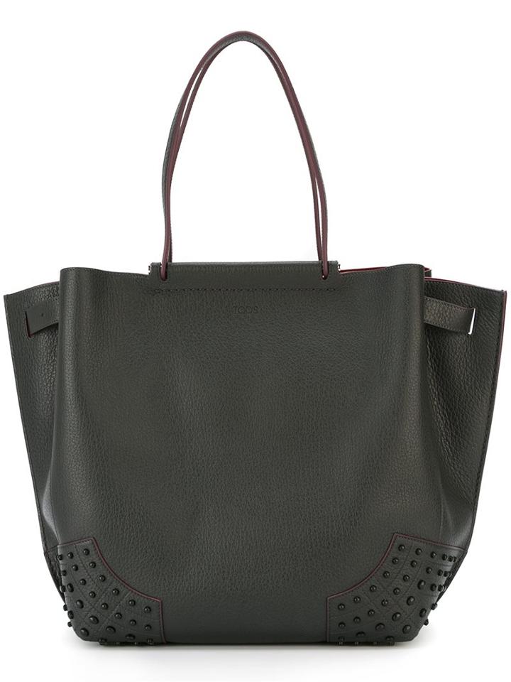 Tod's Trapeze Tote, Women's, Grey
