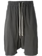 Rick Owens Drkshdw Pods Shorts, Men's, Size: M, Grey, Cotton