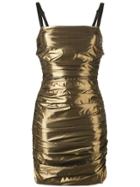 Dolce & Gabbana Fitted Mini Dress - Metallic
