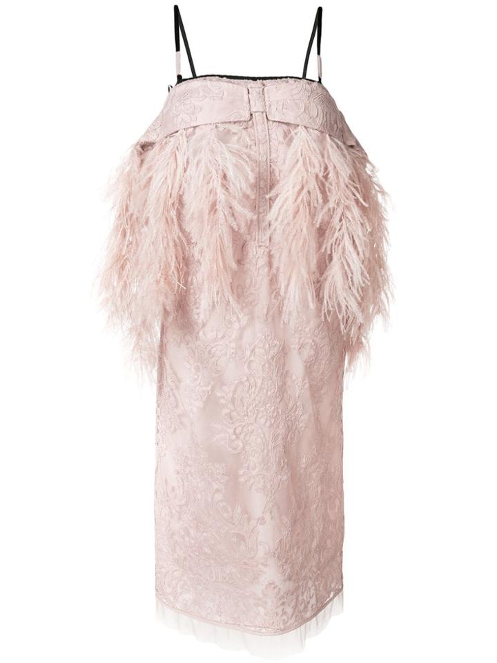 Nº21 Lace Shift Dress - Neutrals