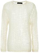 Comme Des Garçons Vintage Loose-knit Jumper - White