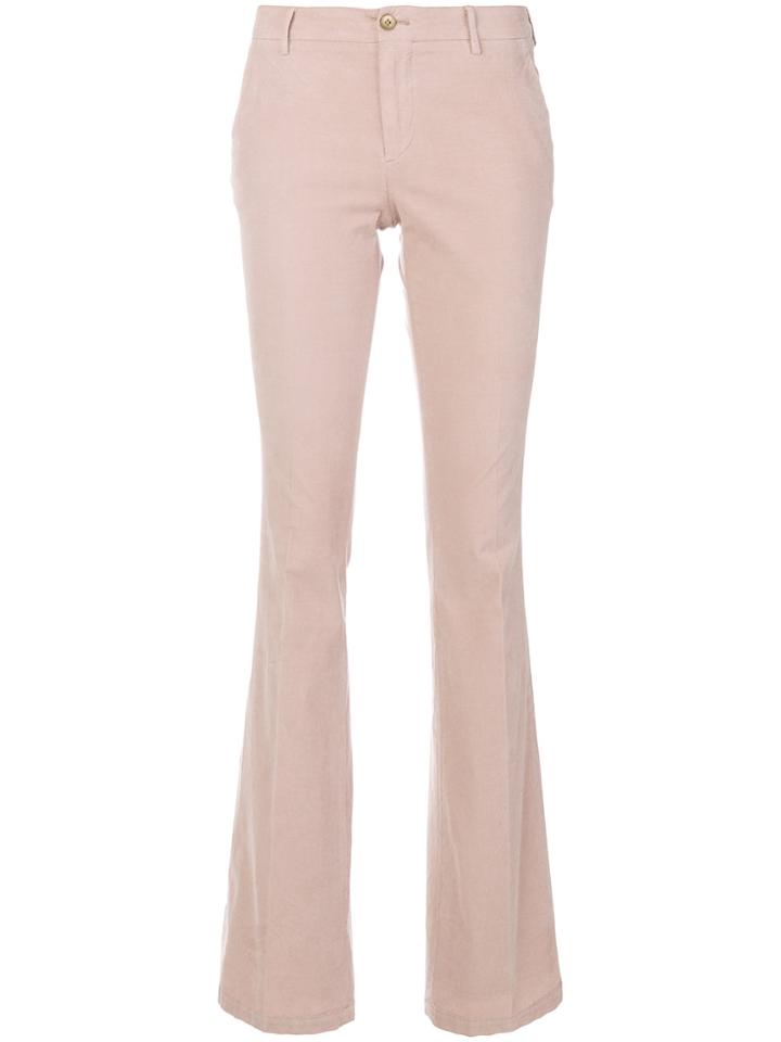 Pt01 Bootcut Corduroy Trousers - Pink & Purple