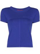 Eckhaus Latta Tonal Print Logo T-shirt - Blue