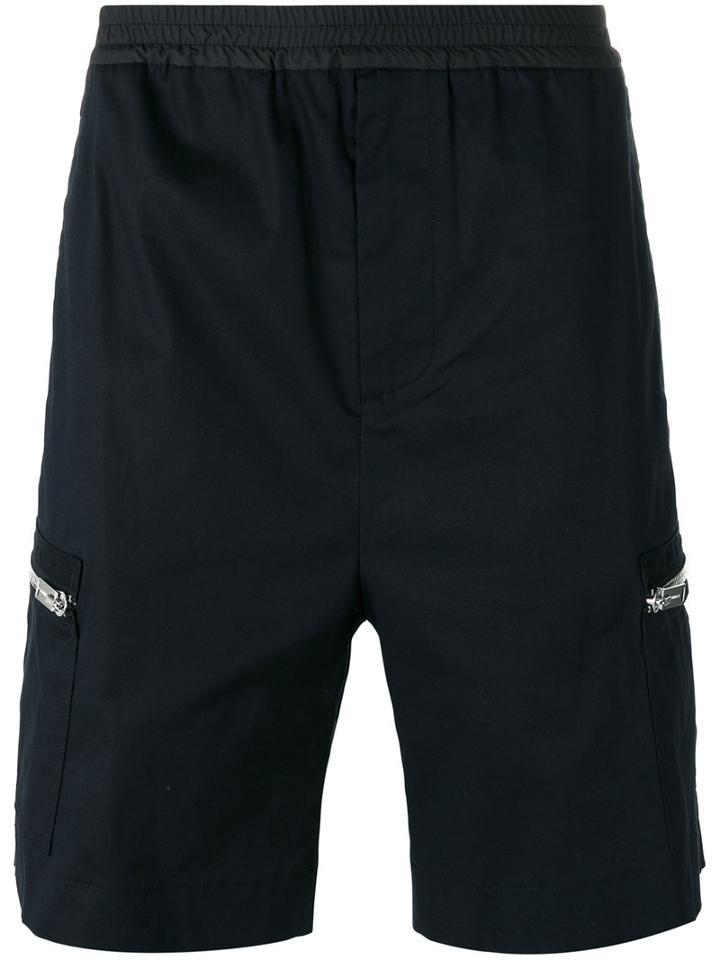 Les Hommes Bermuda Shorts, Men's, Size: 46, Black, Cotton/spandex/elastane