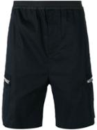 Les Hommes Bermuda Shorts, Men's, Size: 46, Black, Cotton/spandex/elastane