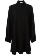 J.w.anderson Elastic Cuffs Longsleeved Dress, Women's, Size: 12, Black, Acetate/polyester/silk