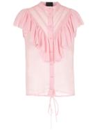 Andrea Bogosian Ruffled Silk Shirt - Pink