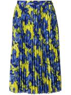 Balenciaga Sunray Pleated Skirt - Blue