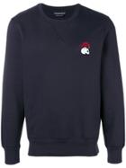 Alexander Mcqueen Longsleeved Fitetd Sweater - Blue