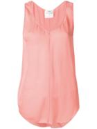 Forte Forte V-neck Tank Top - Pink & Purple