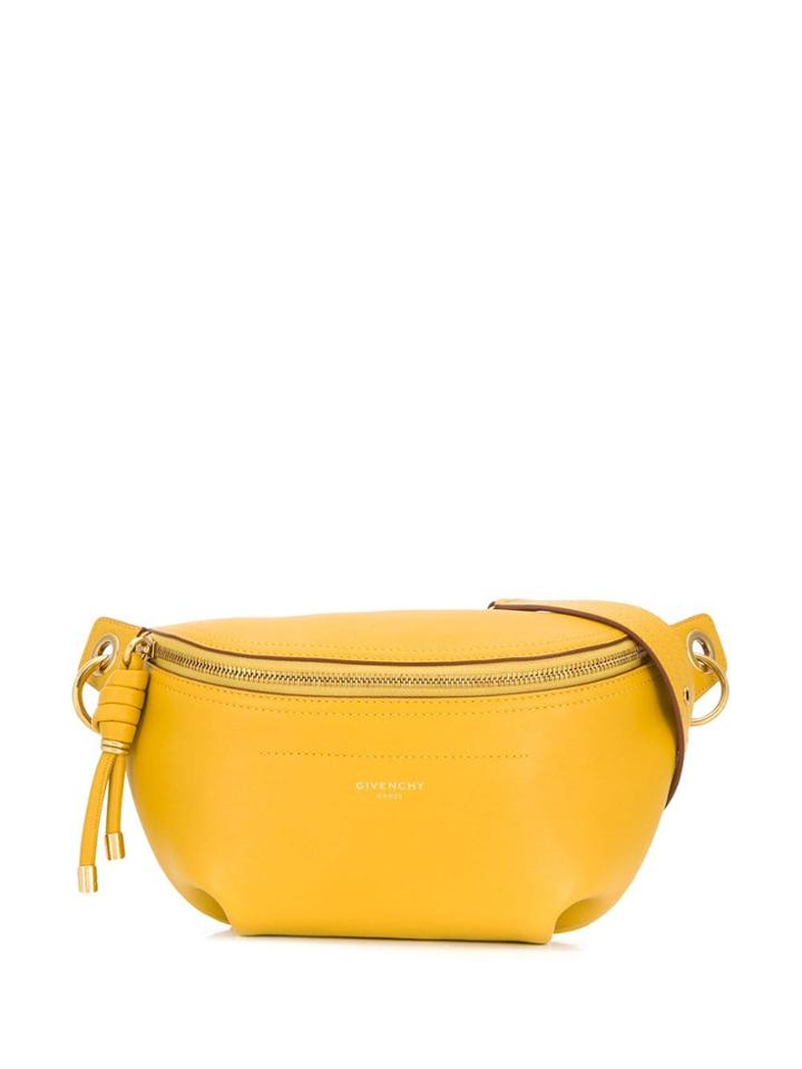 Givenchy Logo Embossed Belt Bag - Yellow