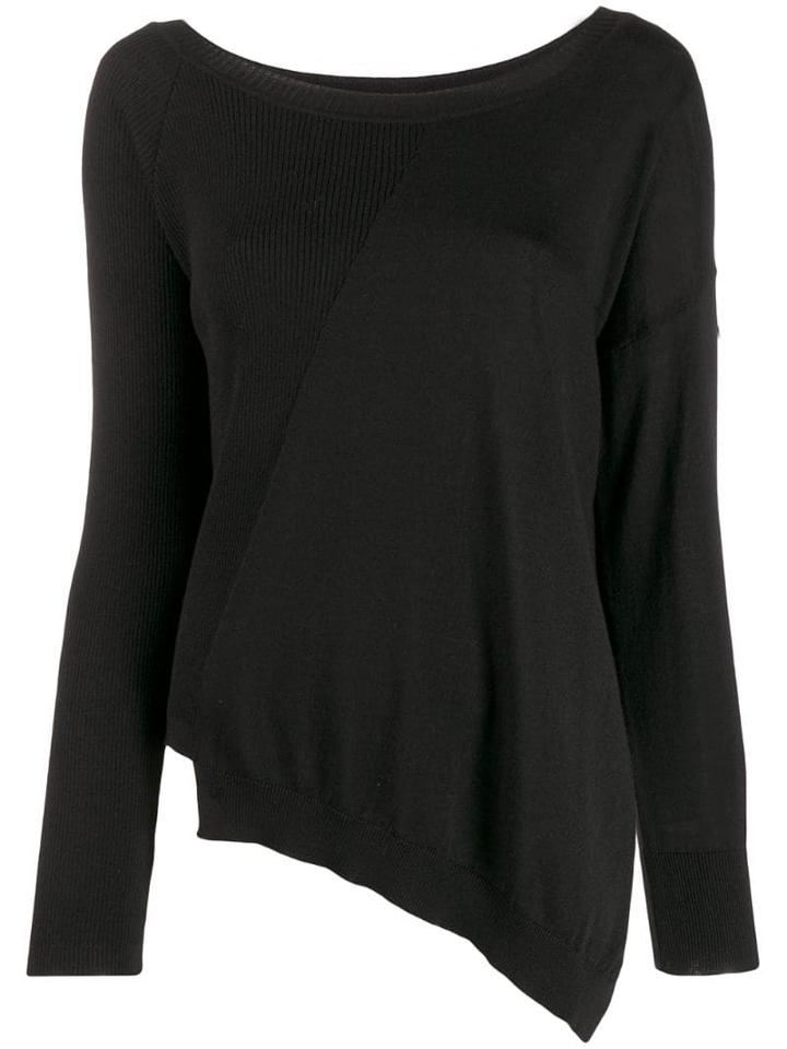 P.a.r.o.s.h. Curved Sweatshirt - Black