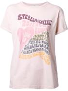 Stella Mccartney 'love In London' T-shirt, Women's, Size: 38, Pink/purple, Cotton