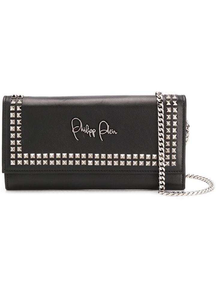 Philipp Plein Studded Clutch - Black