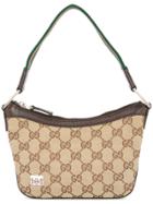Gucci Vintage Gg Supreme Sherry Line Handbag - Brown