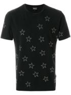 Just Cavalli Star Design T-shirt - Black