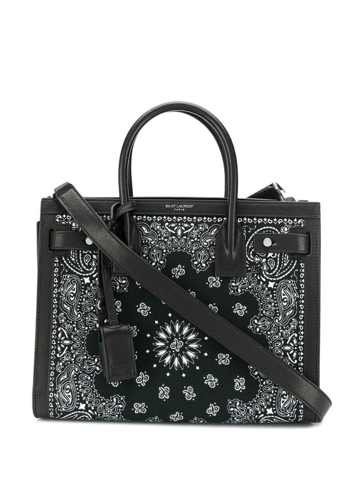 Saint Laurent Bandana Sac De Jour Baby - Black