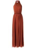 Tufi Duek Silk Gown - Brown