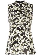 Proenza Schouler Printed Smocked Top