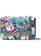 Love Moschino Ski Print Crossbody - Blue