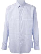 Dsquared2 Micro-dot Print Shirt, Men's, Size: 48, Blue, Cotton