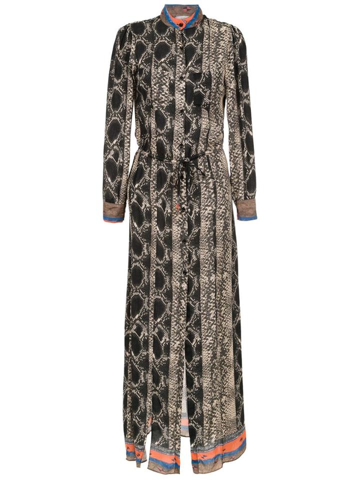 Amir Slama Long Dress - Brown