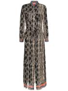 Amir Slama Long Dress - Brown