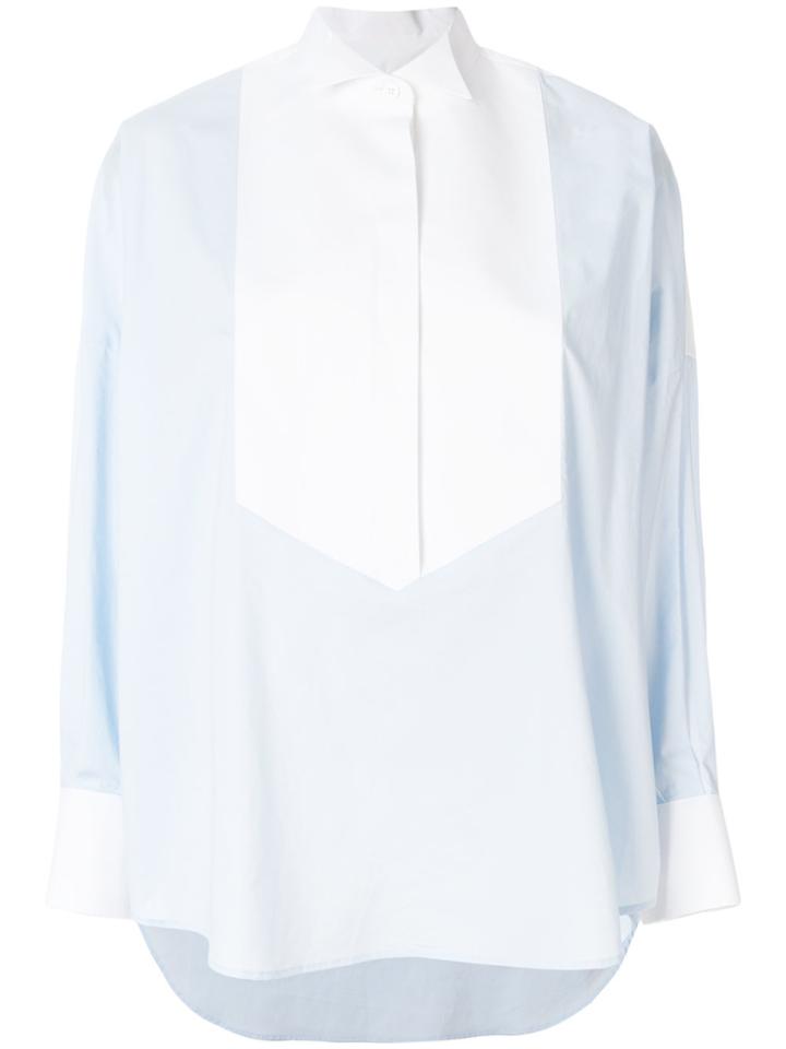 Mm6 Maison Margiela Front Placket Shirt - Blue