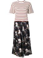 Chloé Multi-print Midi Dress - White