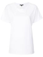 Ann Demeulemeester Embroidered Flower T-shirt - White