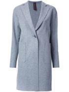 Miharayasuhiro Single Button Coat, Women's, Size: 36, Grey, Wool