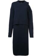 Joseph Cut-out Detail Dress - Blue