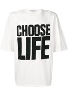 Katharine Hamnett Slogan Print T-shirt - White