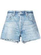 Citizens Of Humanity Mid-rise Denim Shorts - Blue