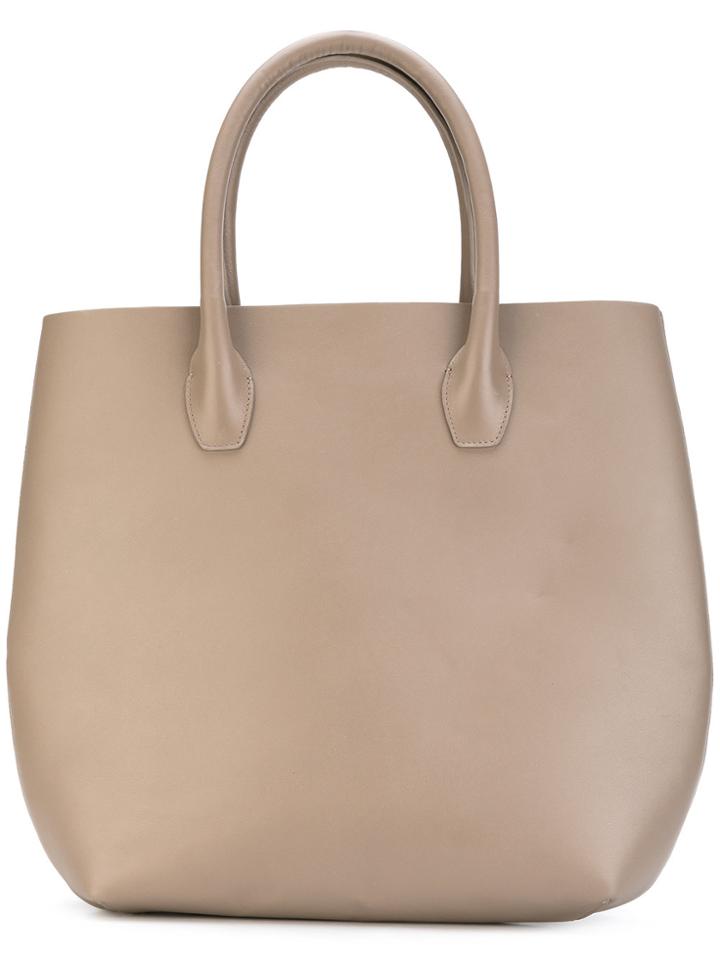 Eleventy Large Flat Tote - Nude & Neutrals