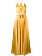 Racil - Bianca Dress - Women - Polyester/triacetate/viscose - 38, Yellow/orange, Polyester/triacetate/viscose
