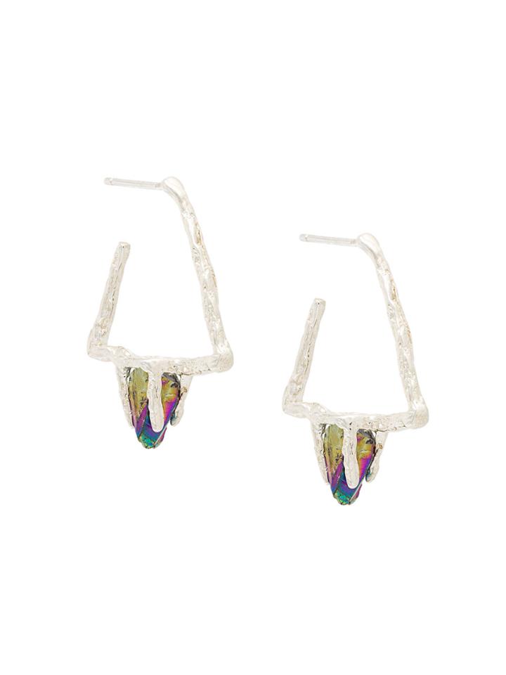 Niza Huang Delta Stone Earrings - Metallic