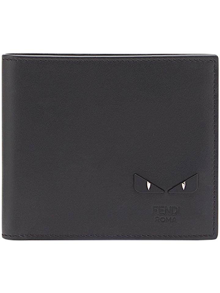 Fendi Bag Bugs Bi-fold Wallet - Black