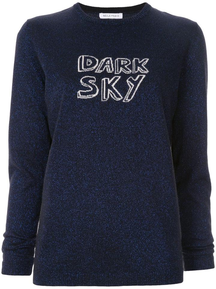 Bella Freud Dark Sky Sparkle Jumper - Blue