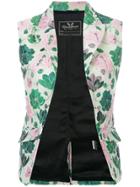 Unconditional Floral Jacquard Waistcoat - Green