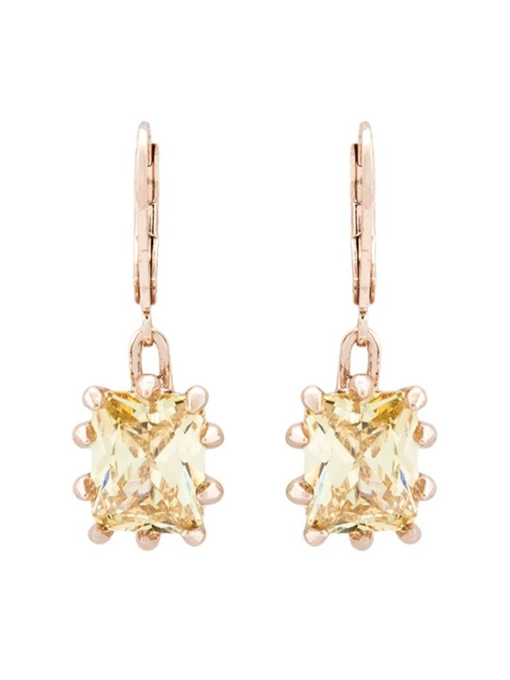 Eddie Borgo Crystal Drop Earrings, Women's, Metallic