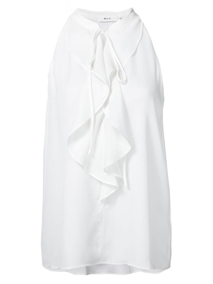 A.l.c. Flounce Collar Top