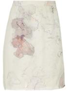 Comme Des Garçons Vintage Printed Skirt - White