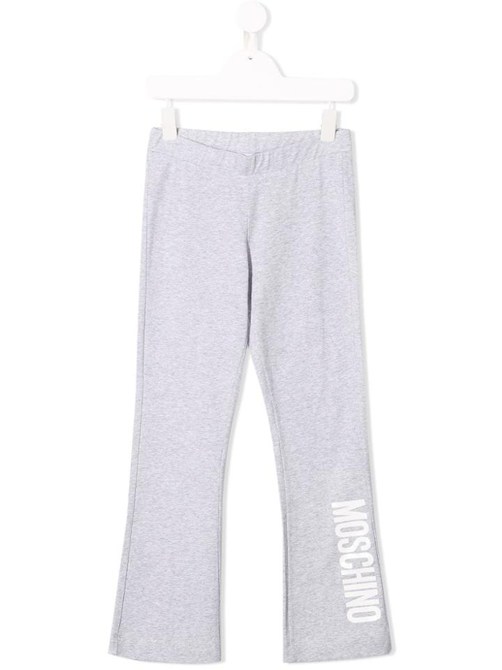 Moschino Kids Teen Logo Track Trousers - Grey