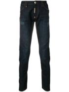 Philipp Plein Distressed Detail Jeans - Blue