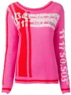 Ermanno Scervino Graphic Knit Jumper - Pink